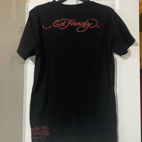 Vintage Ed Hardy Mediums Men’s Graphic Tee Budda Authentic - Picture 2 of 2